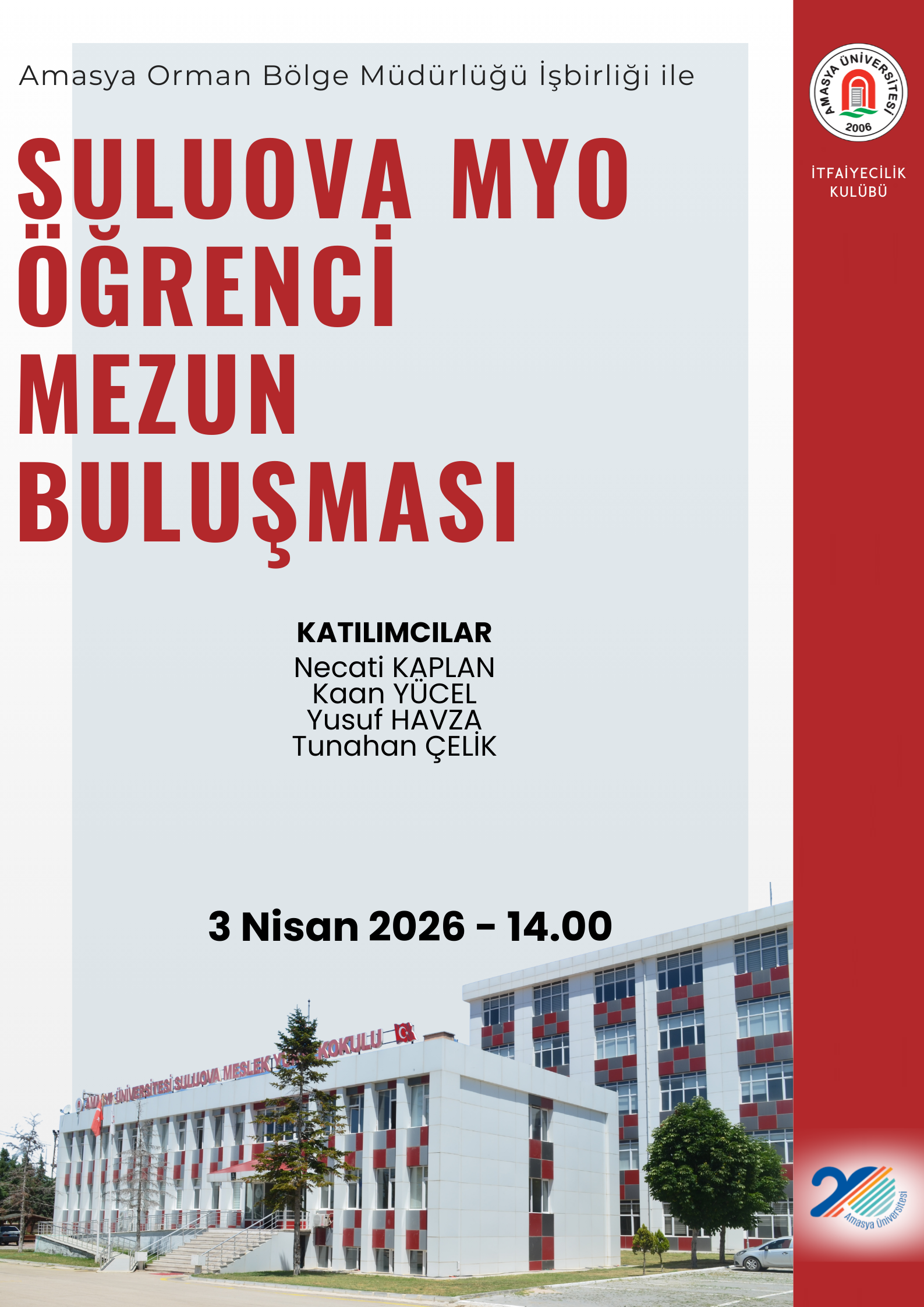 Suluova MYO Öğrenci Mezun Buluşması