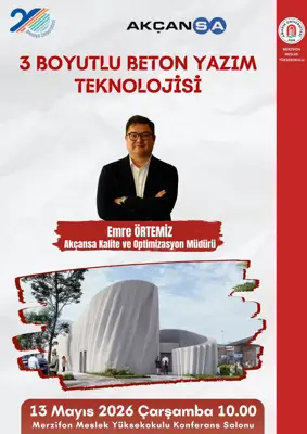 3 Boyutlu Beton Yazım Teknolojisi